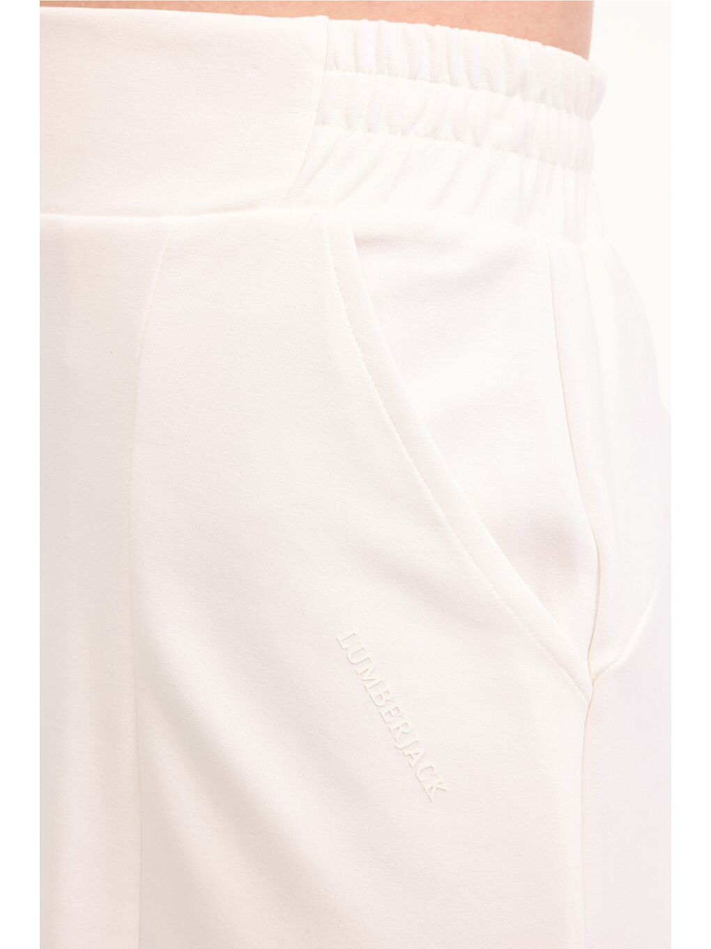 Bej WL LIN 20QFYY430-068 5FX Ekru Kadın Şort-3