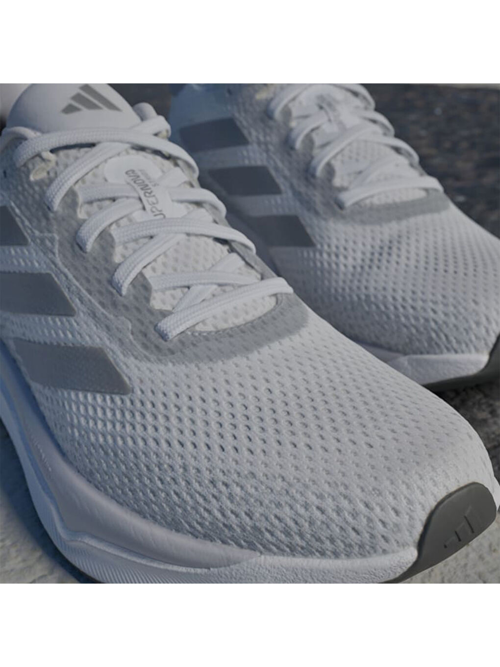 Supernova Stride Kadın Beyaz Yol Koşusu Ayakkabısı-5