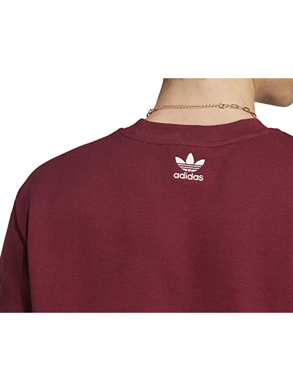 Hta Crew Erkek Günlük Sweatshirts Ic5770 Kırmızı-5
