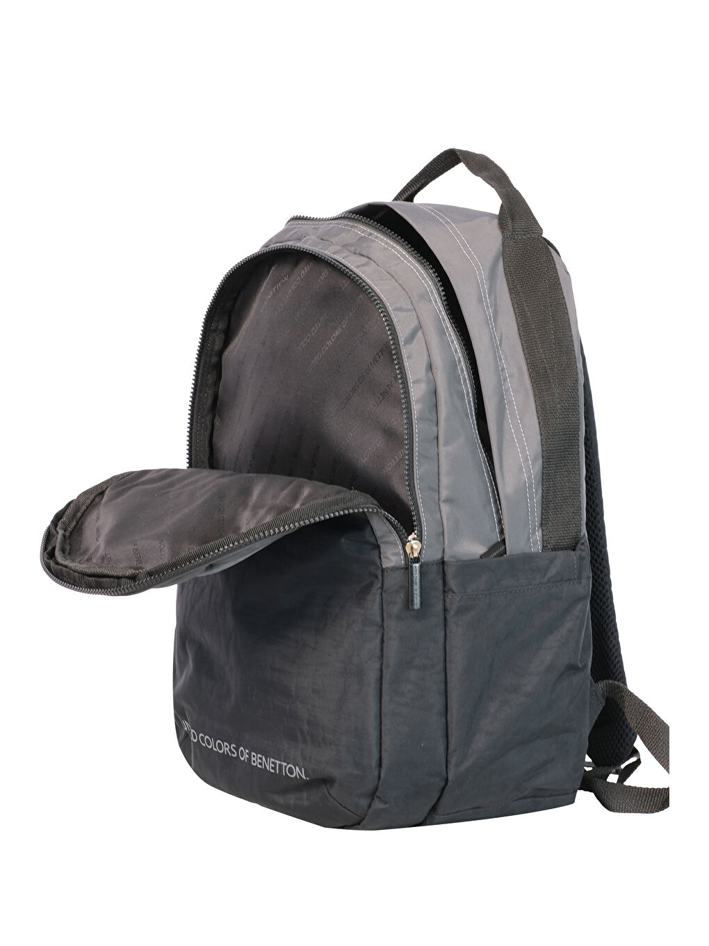 Gri Color Blocking Unisex Çocuk Sırt Çantası-4