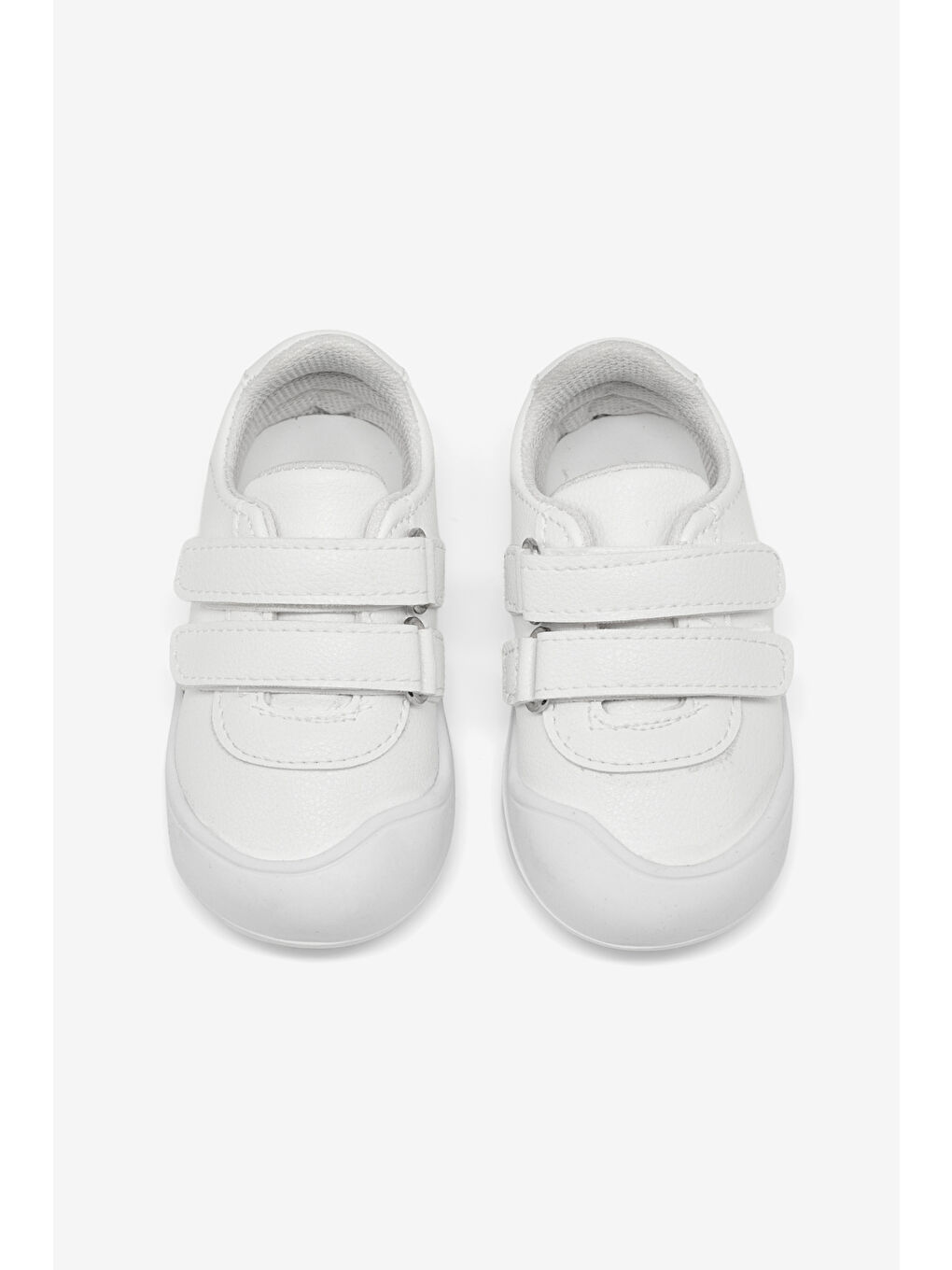 Bebek Unisex Beyaz İlk Adım Cırtlı Snaker-2