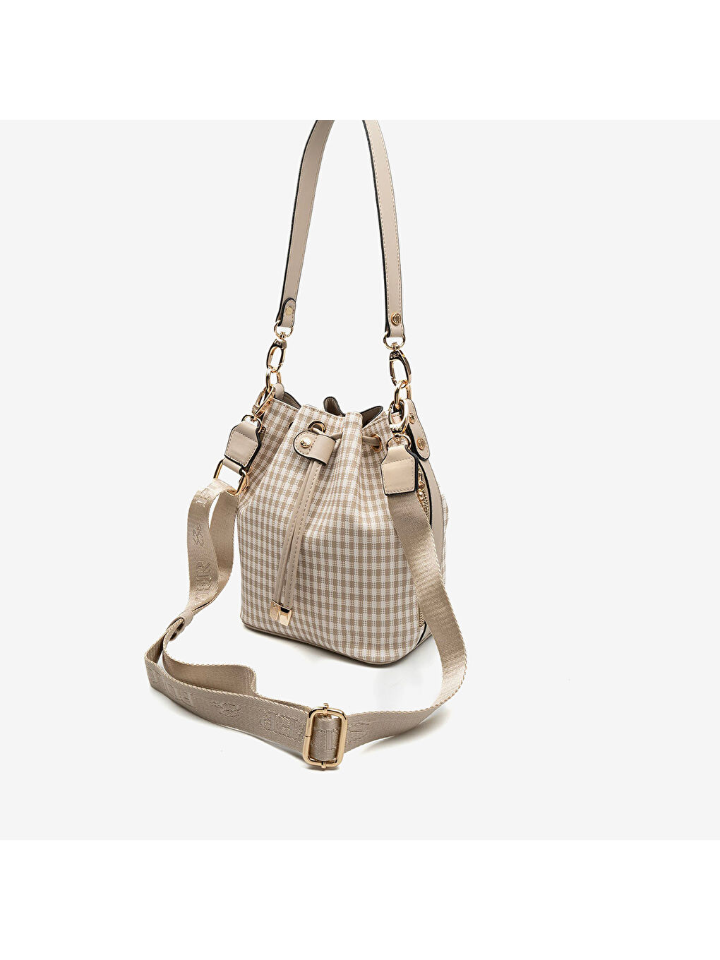 Kadın SP1137-M191 SILVER POLO Omuz Çantası Kum Beji-Kum Beji-4