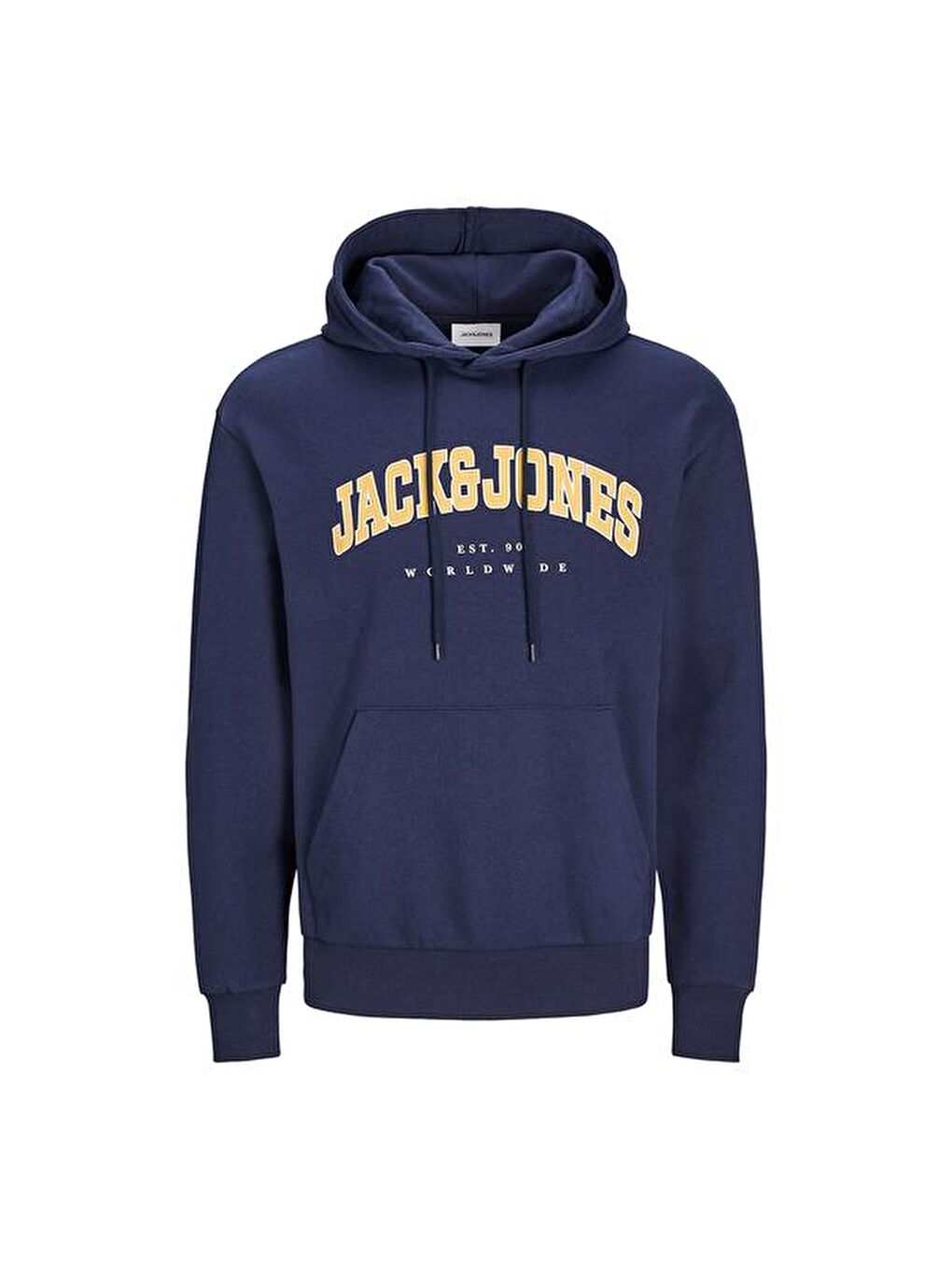Jack&Jones Caleb Varsity Erkek Lacivert Kapüşonlu Sweatshirt-4