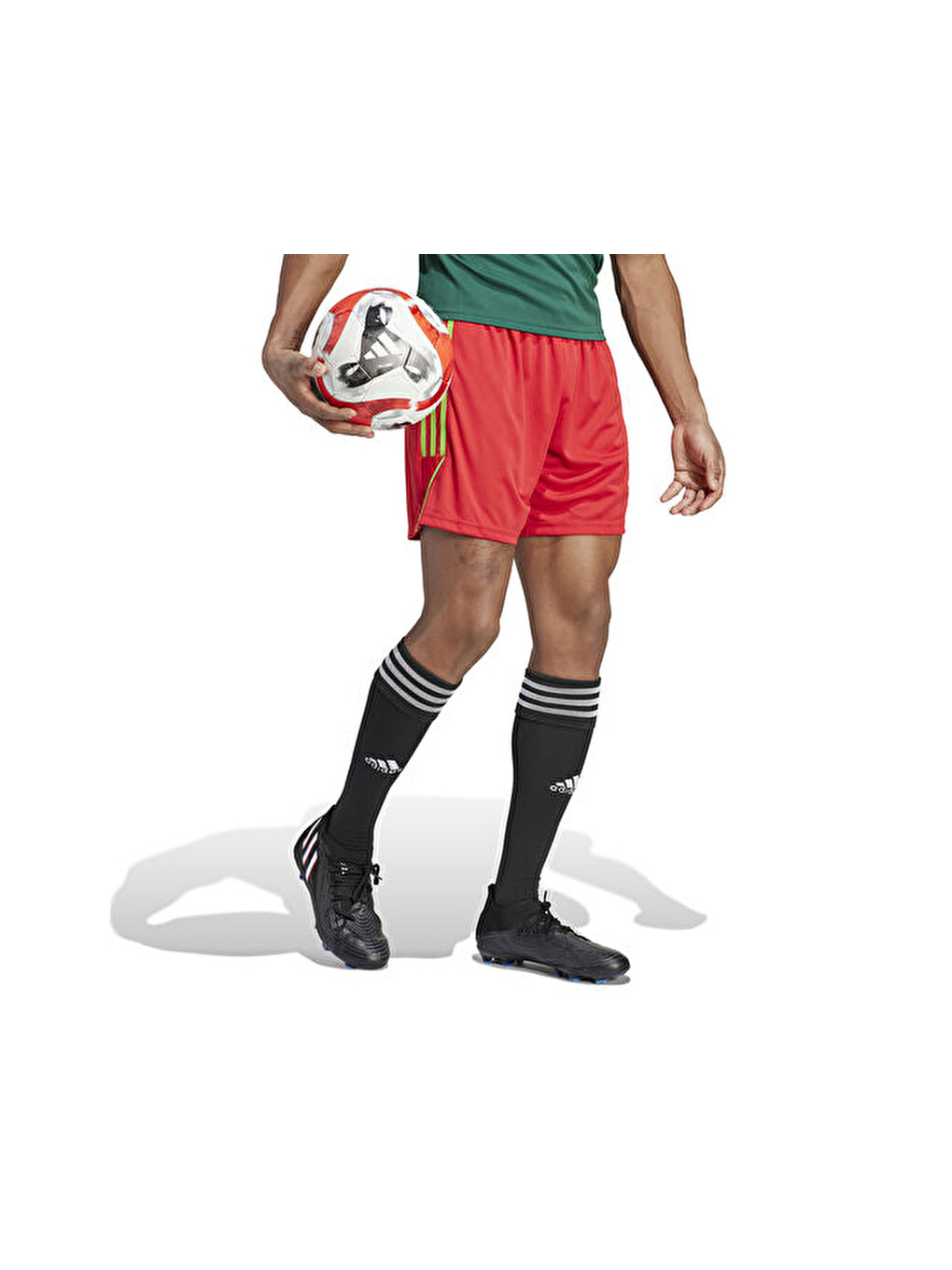 Tiro 23 Sho Erkek Futbol Antrenman Şortu Ib8090 Kırmızı-3