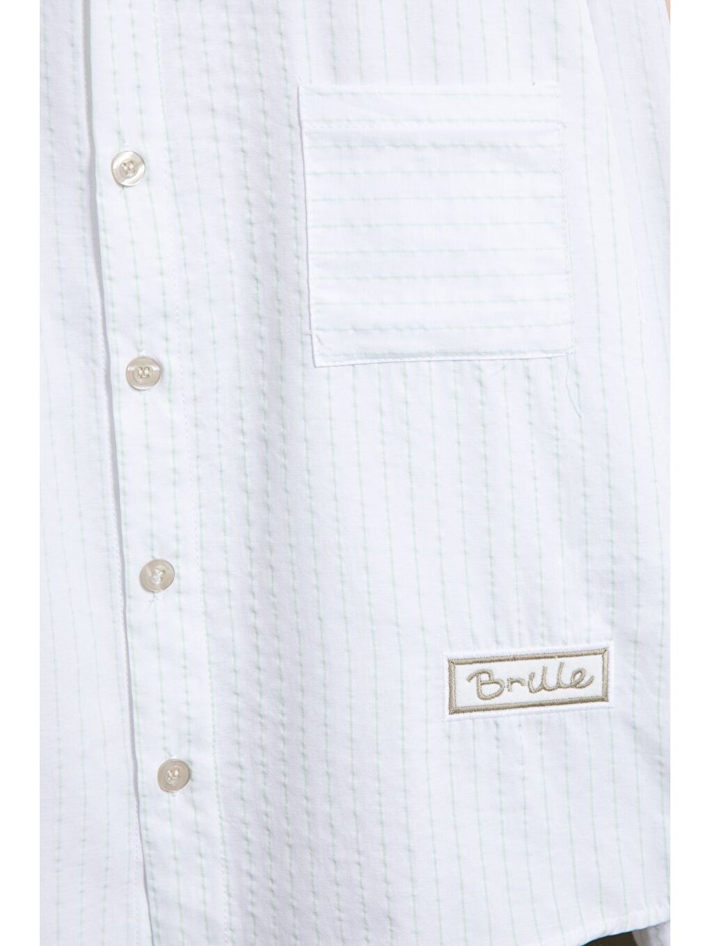 Beyaz Çizgili Gömlekli Paraşüt Pantolonlu Erkek Çocuk 2li Takım 23261-2