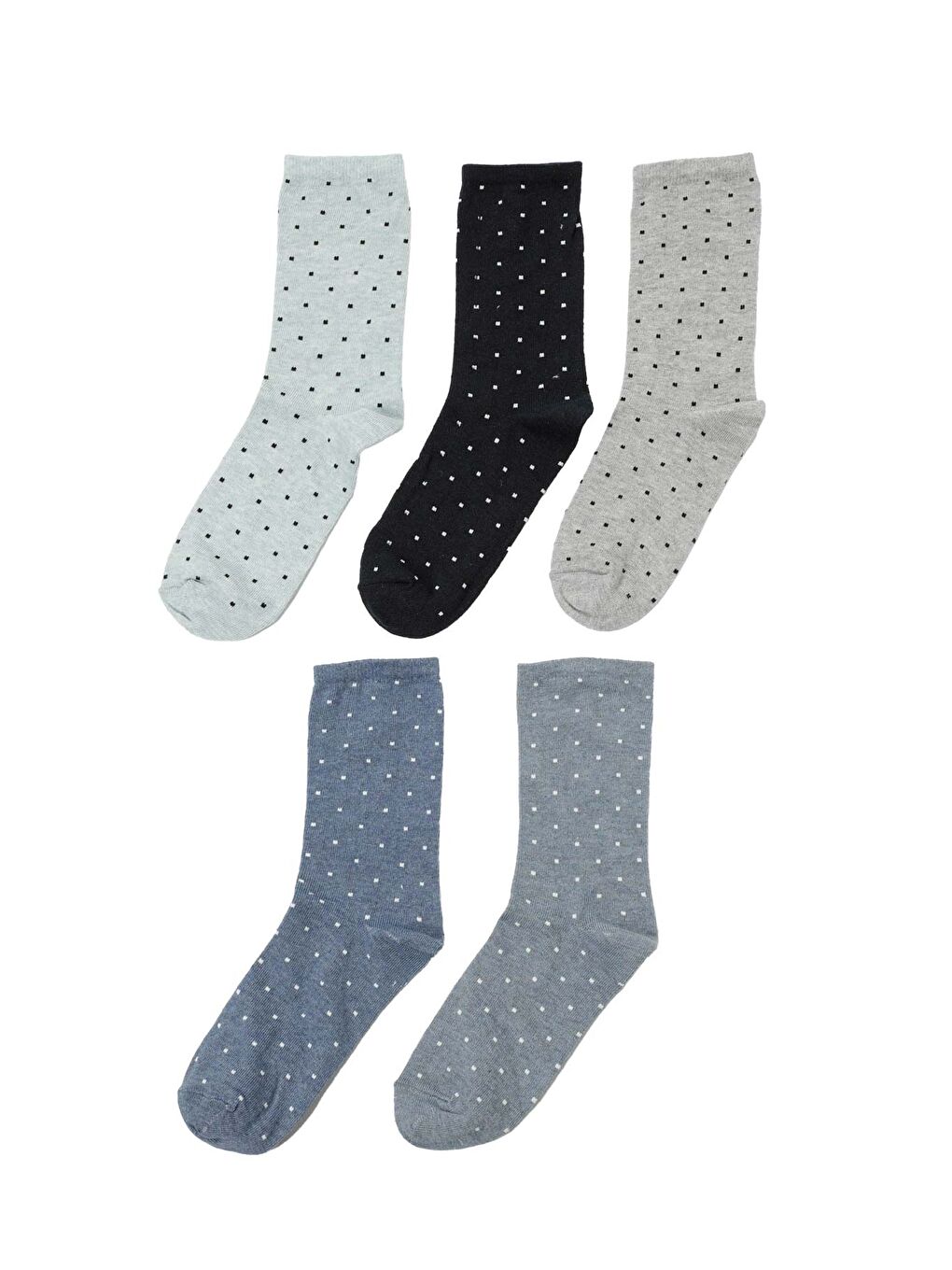 BLUE MIX 5 LI SKT-W 4PR Mavi Kadın Soket Çorap