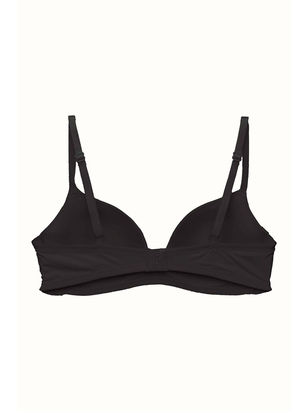 3'Lü Paket Dolgusuz Yumuşak Kaplı Örme Sütyen C31791 Siyah/Ten-3