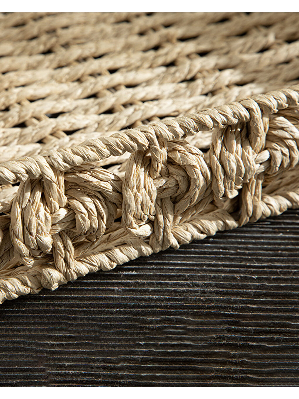 Kahverengi Dateless Hasır Tepsi Kahve-1