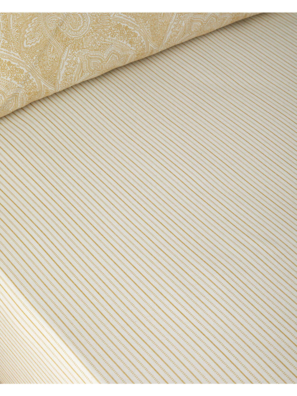 Sarı Bohemian Kolay Ütülenir Çift Kişilik Nevresim Takımı 200x220 cm Hardal-5