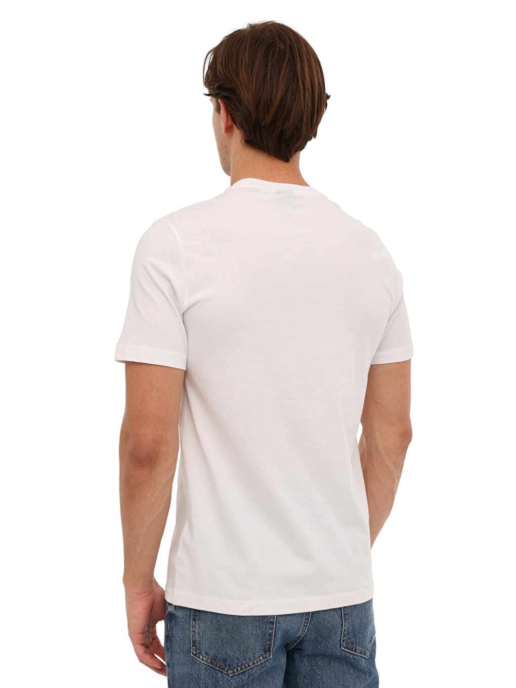 ML BATMAN-4 6FX Beyaz Erkek Kısa Kol T-Shirt-1