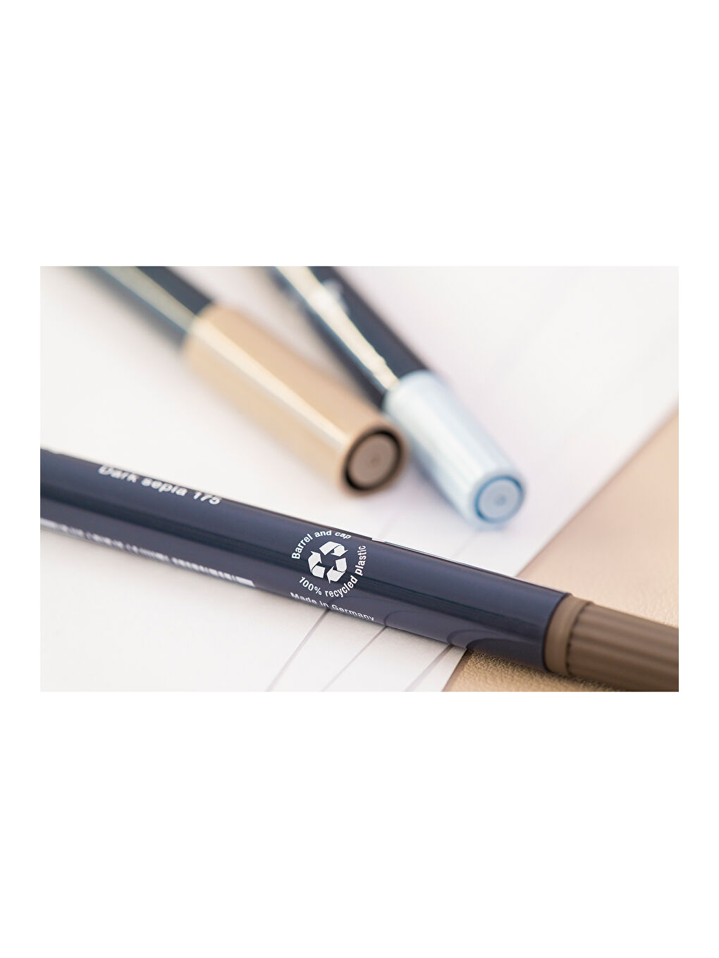 Goldfaber Sketch Marker Seti, Architect, Mimari Projeler İçin, Su Bazlı, Fırça ve Fineliner Uçlu-3