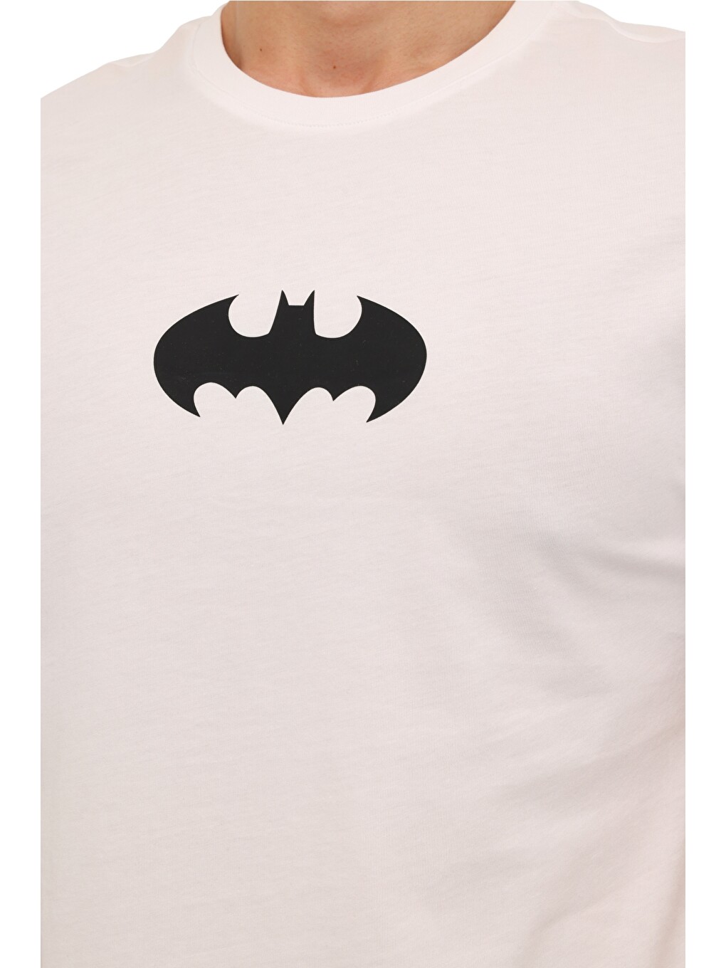 ML BATMAN-4 6FX Beyaz Erkek Kısa Kol T-Shirt-3