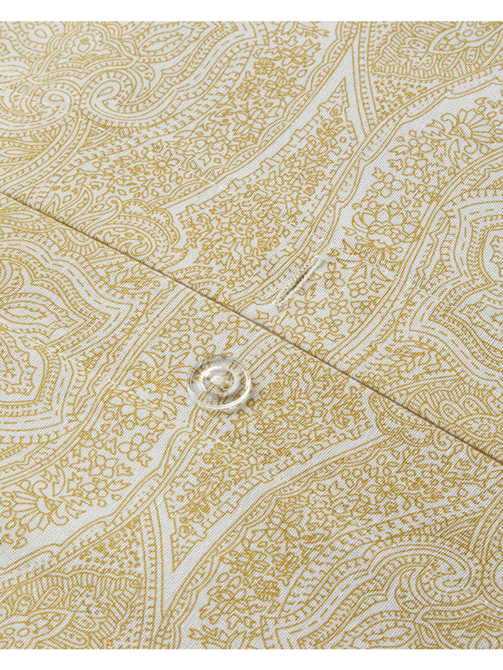 Sarı Bohemian Kolay Ütülenir Çift Kişilik Nevresim Takımı 200x220 cm Hardal-6