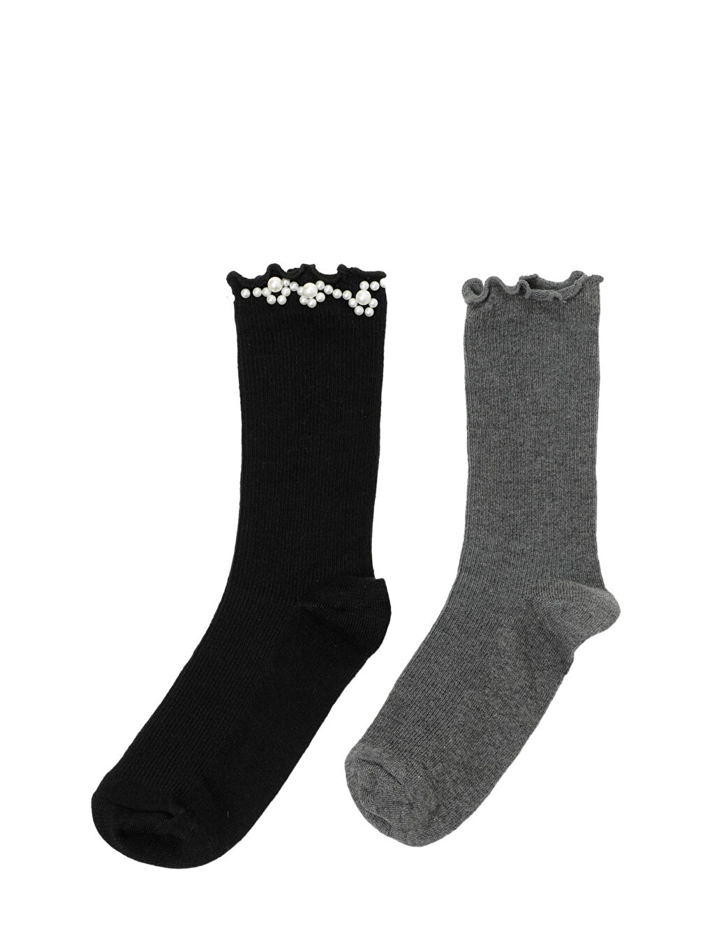 INCI 2 LI SKT-W 4PR Siyah Kadın 2'li Soket Çorap