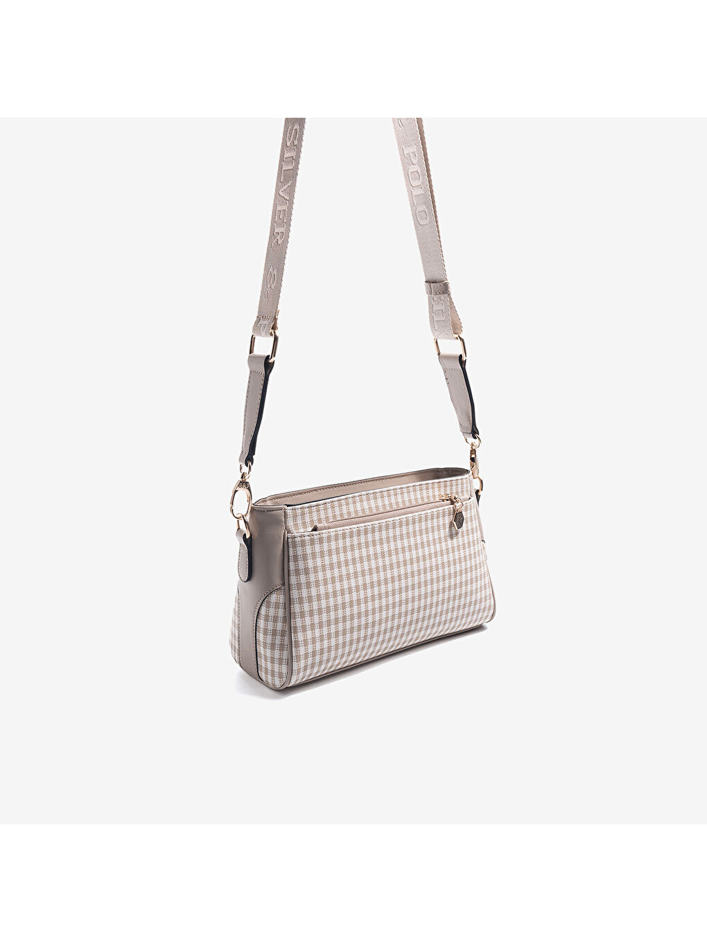 Kadın SP1273-M191 SILVER POLO Çapraz Çanta Kum Beji-Kum Beji-4