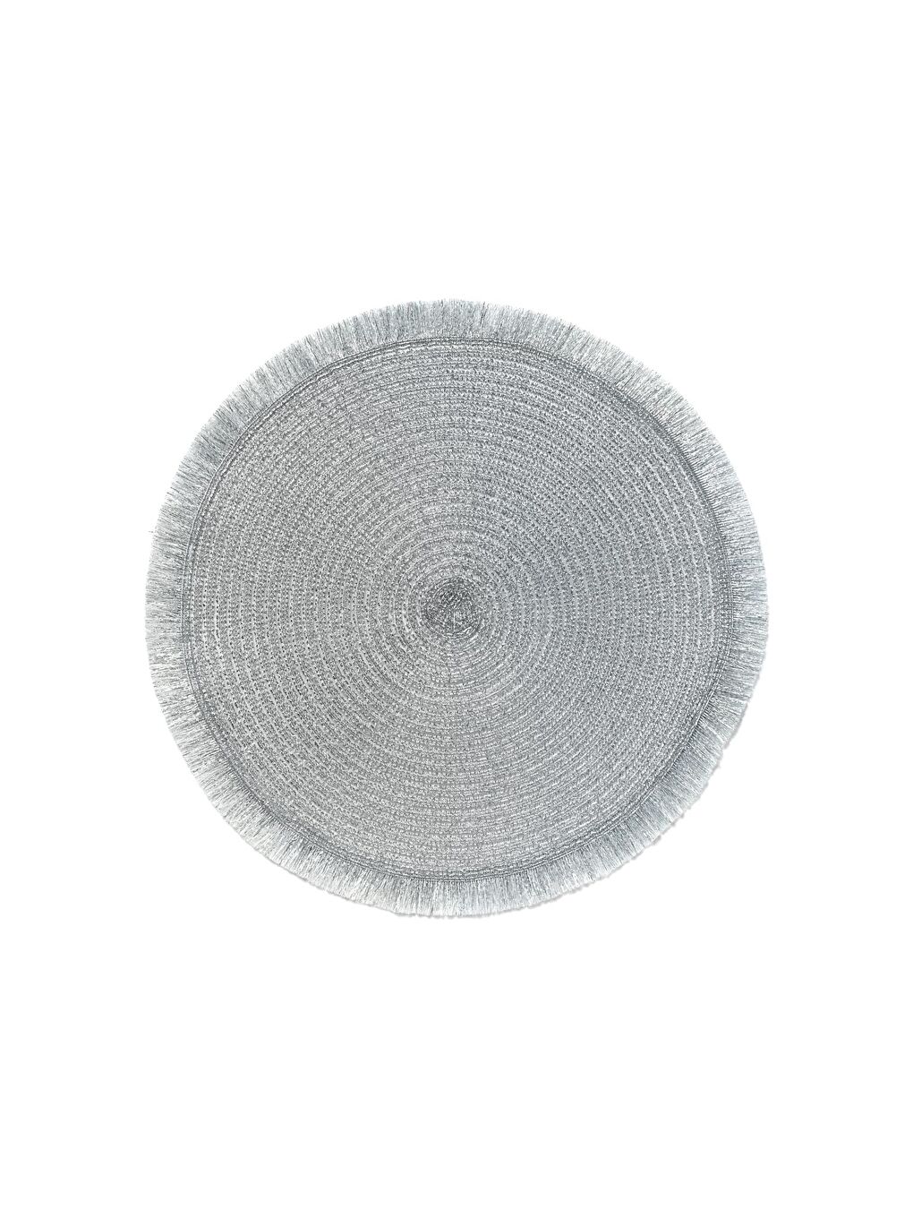 Renksiz Amerikan Servis, Ger. Dön. Pol. Yuvarlak, Gümüş, 4 Adet-2