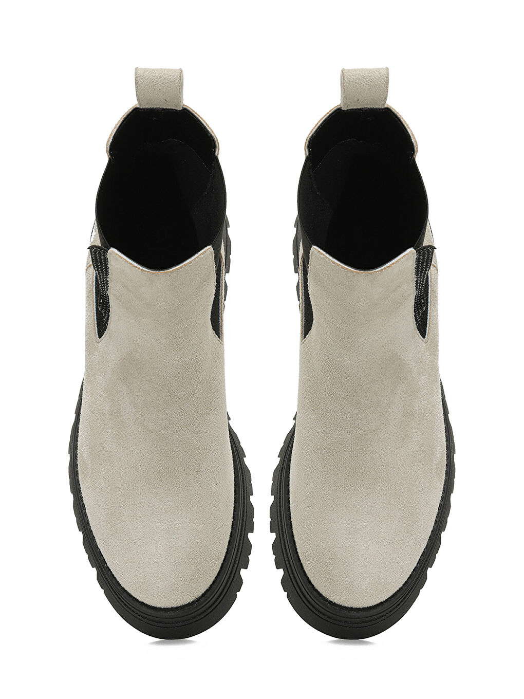 Bej 24K-671 4PR Vizon Kadın Chelsea Bot-3