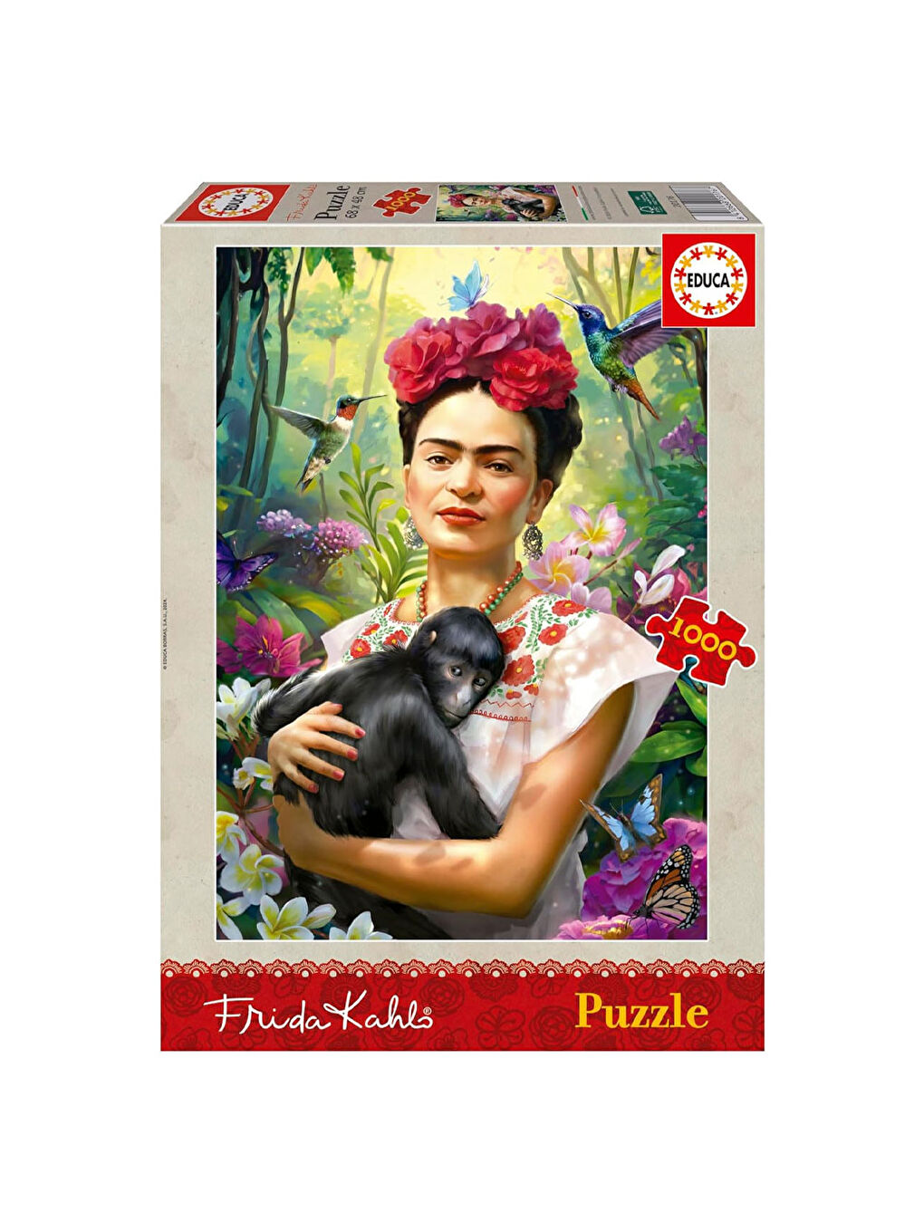 Puzzle 1000 Parça Yaşam Bahçesi, Frida Kahlo 20176