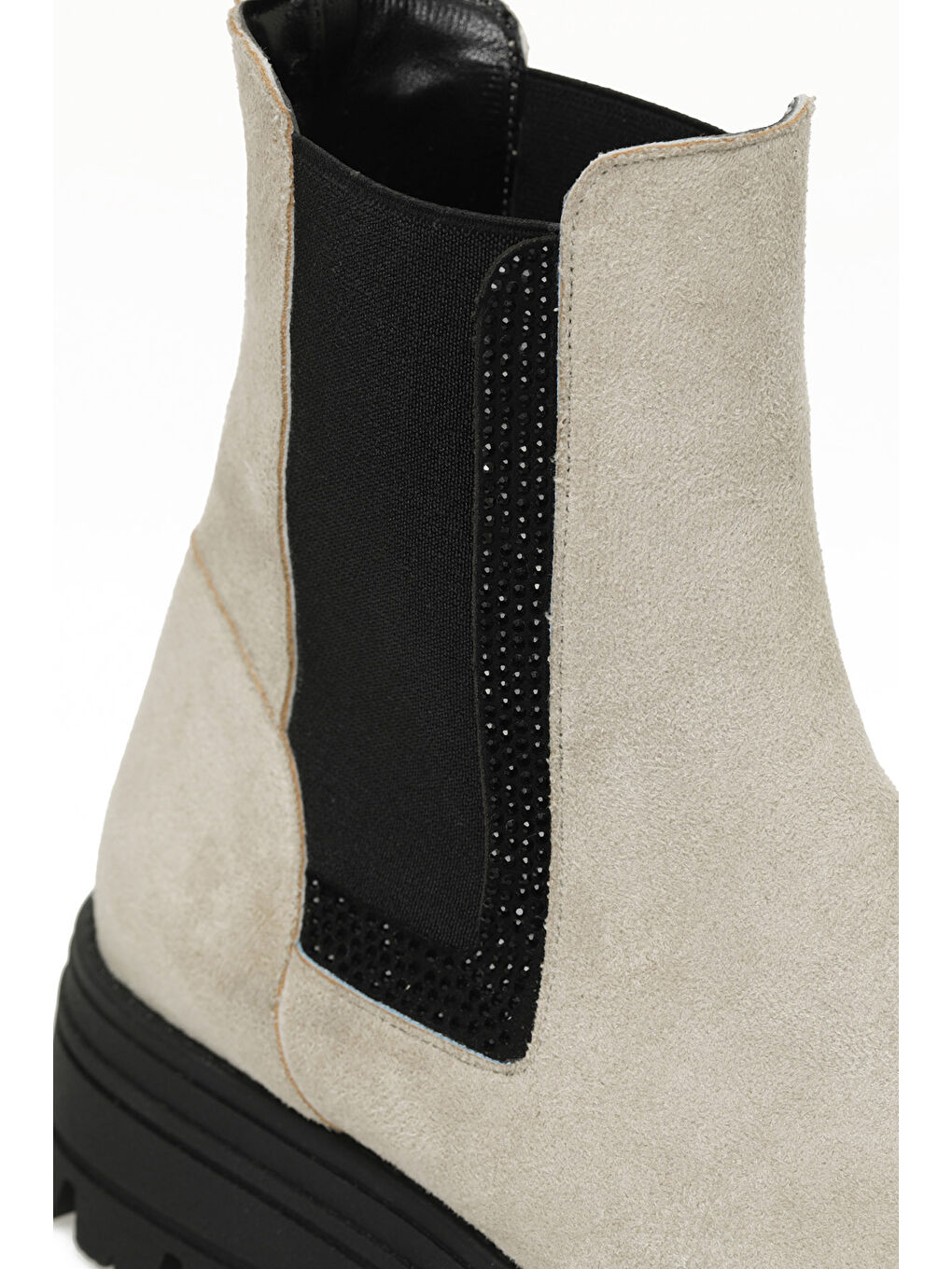 Bej 24K-671 4PR Vizon Kadın Chelsea Bot-6