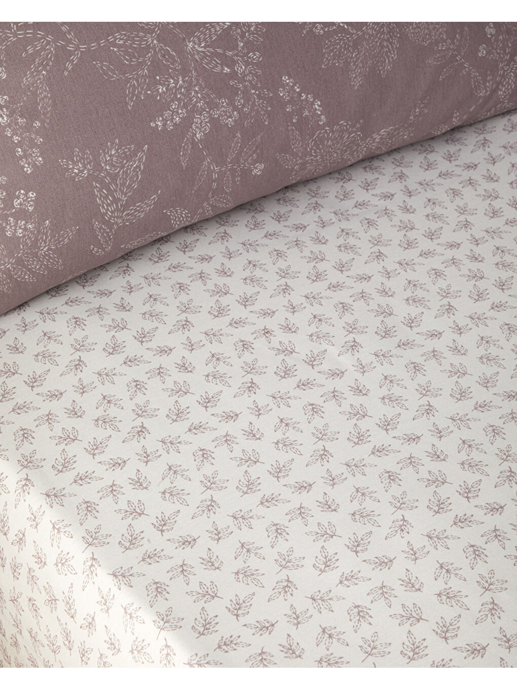 Mor Lilitha Kolay Ütülenir Çift Kişilik Nevresim Takımı 200x220 cm Açık Mürdüm-4