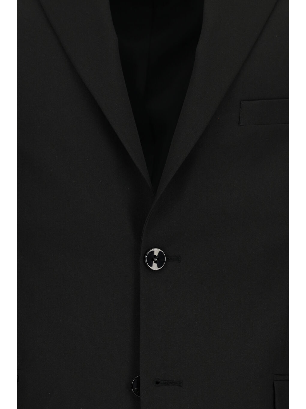 Siyah Düz Klasik Ceket-2