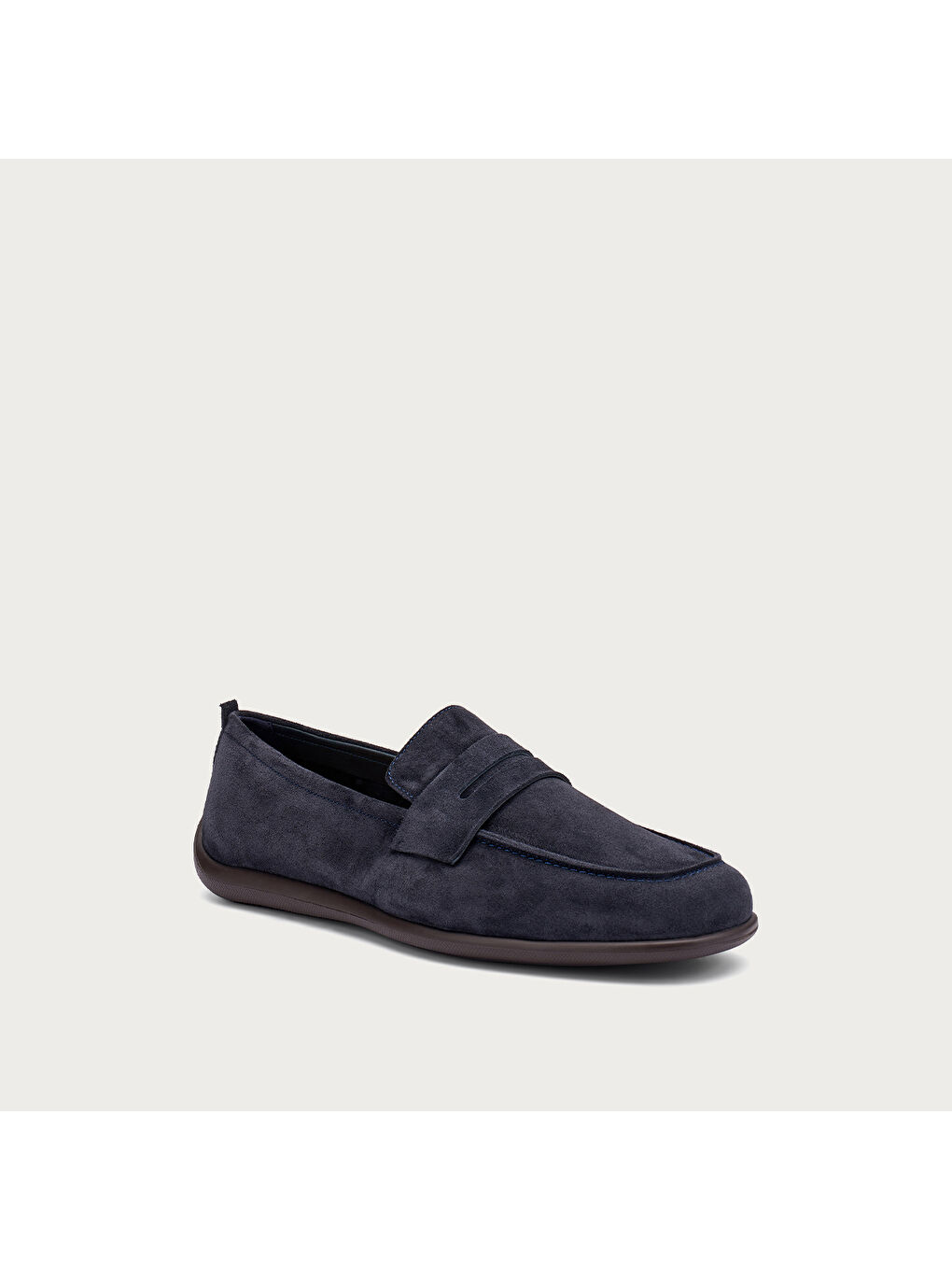 Lacivert Erkek Klasik Ayakkabı 15B0 URBAN EASE SUEDE LOAFERS-1