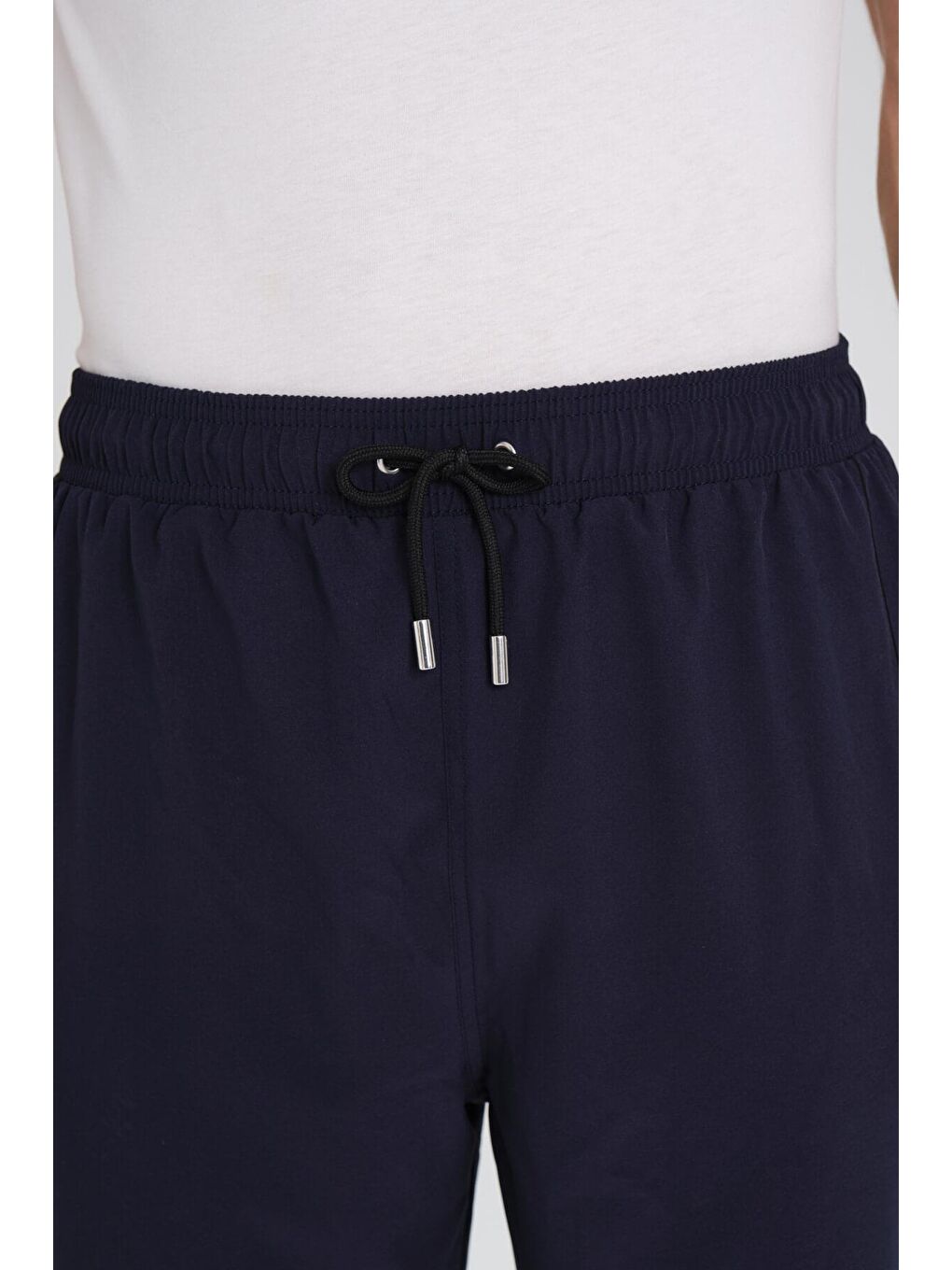 Petrol Lacivert Uzun Erkek Havuz Ve Deniz Şortu 2425-4