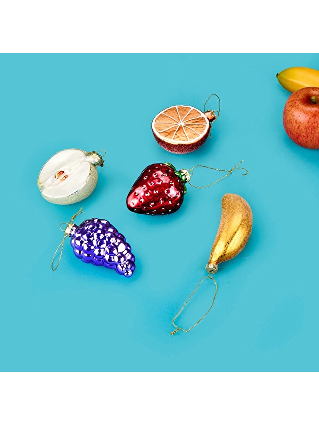 Karışık Fruit Süs - Asorti - 7x9 cm-3