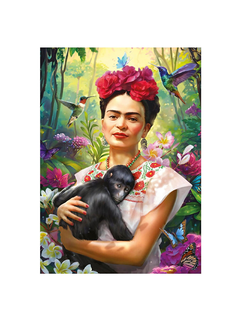Puzzle 1000 Parça Yaşam Bahçesi, Frida Kahlo 20176-1