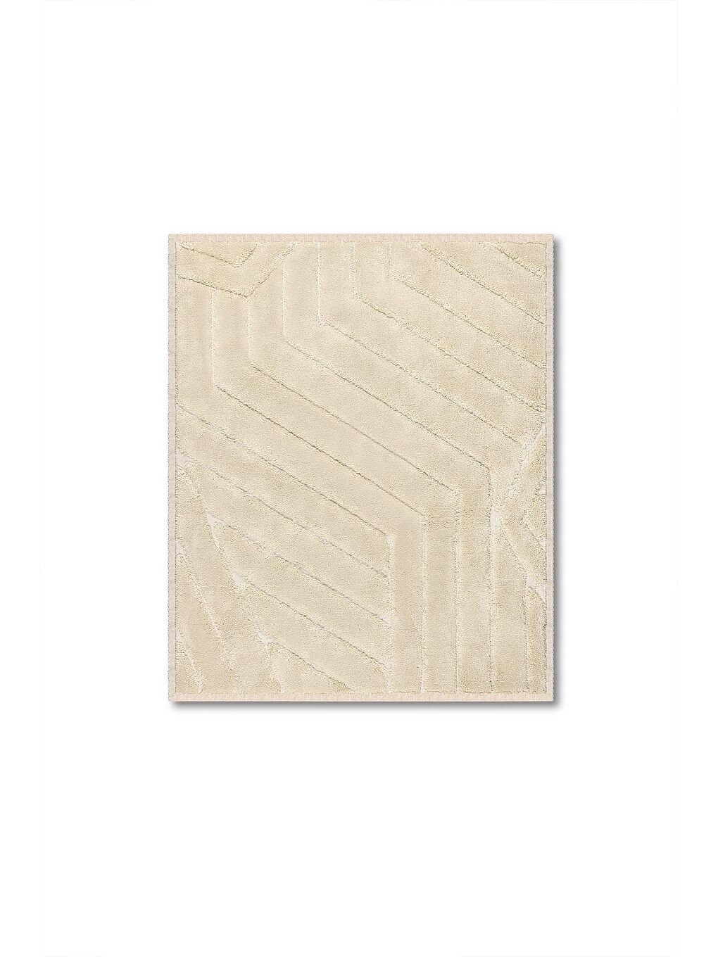 Bej Way Doğal Pamuklu 2'li Banyo Paspas Seti 50x60+60x100 BEIGE-2