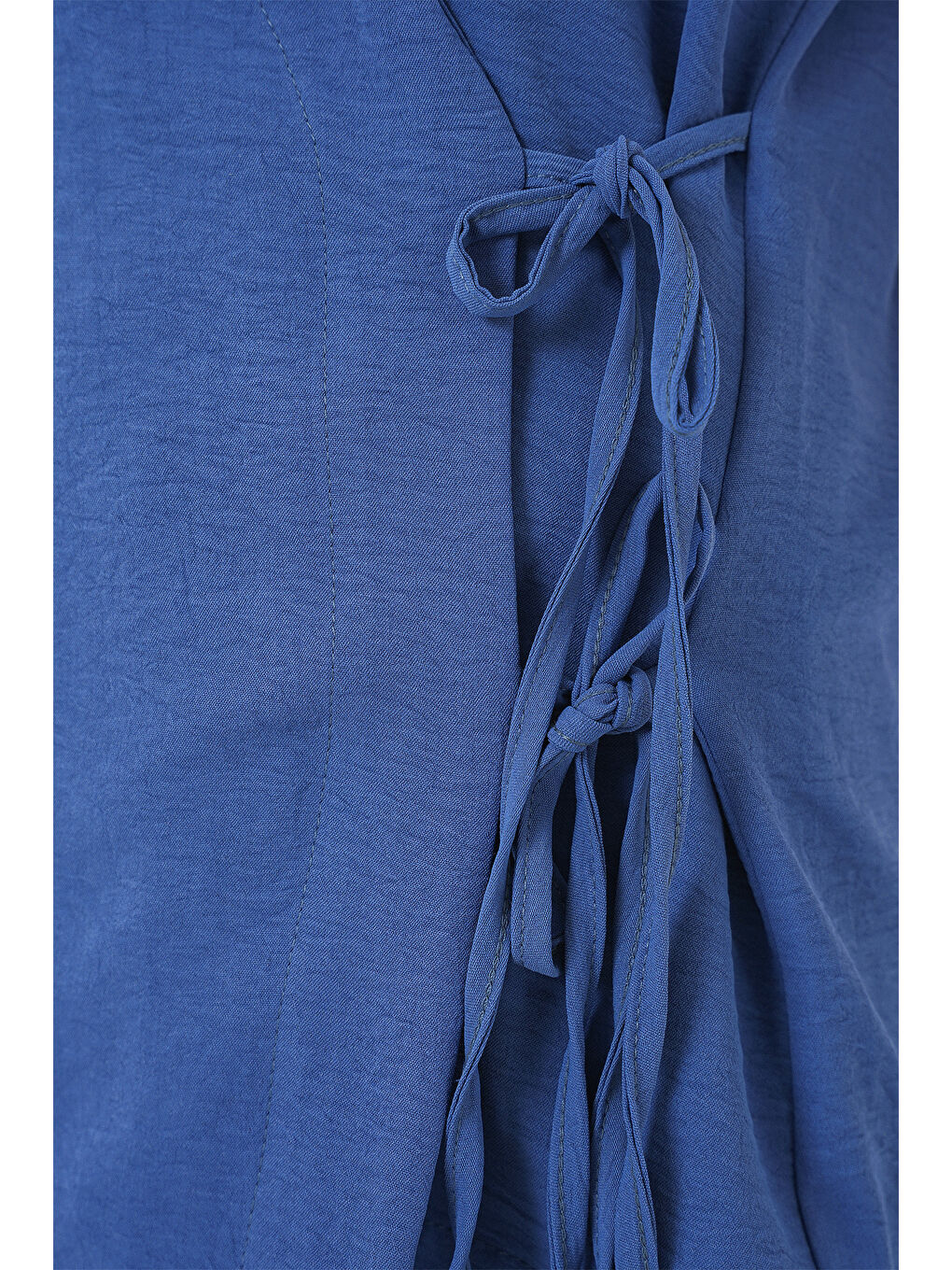 Kadın Kısa Kol Bağcıklı Ayrobin İkili Takım 6741 - İndigo-4