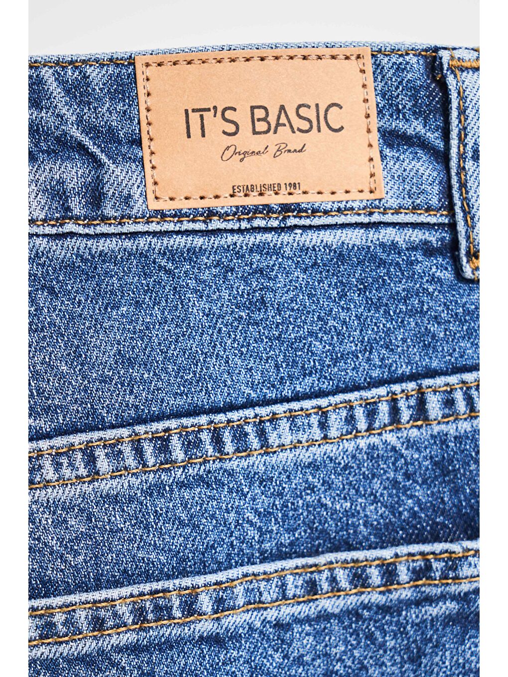 Kadın Koyu Mavi Renk 2w5-5 Flare Fit Komfort Kumaş İç Boy 83cm Denim Jean-3