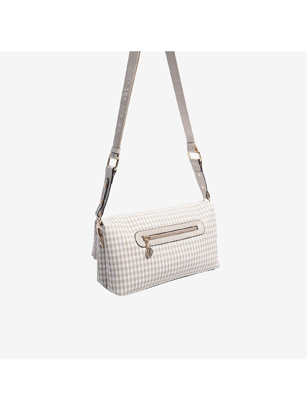 Kadın SP1278-M191 SILVER POLO Çapraz Çanta Kum Beji-Kum Beji-3