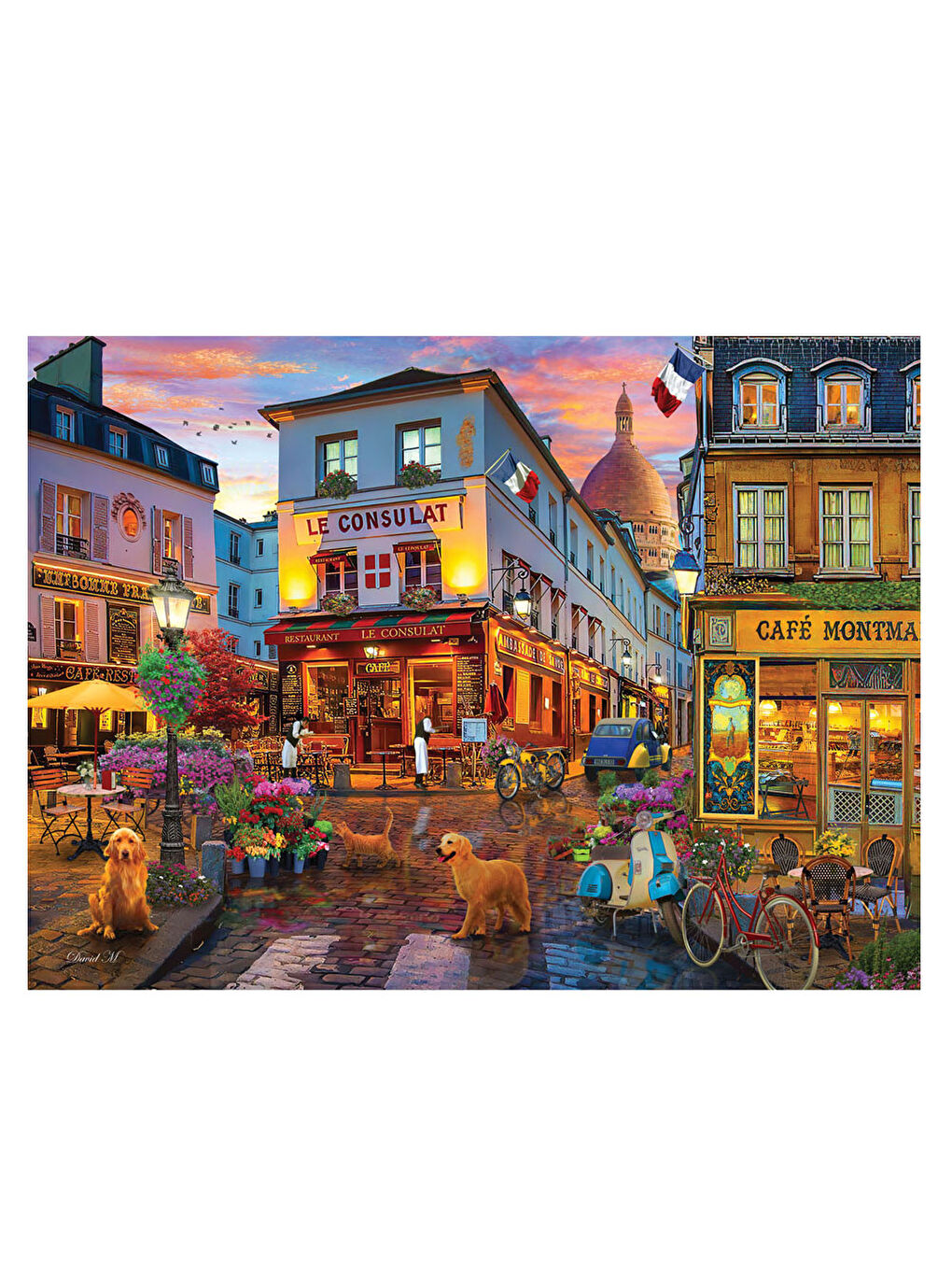 Puzzle 1000 Parça Cafe Montmartre 1177-1