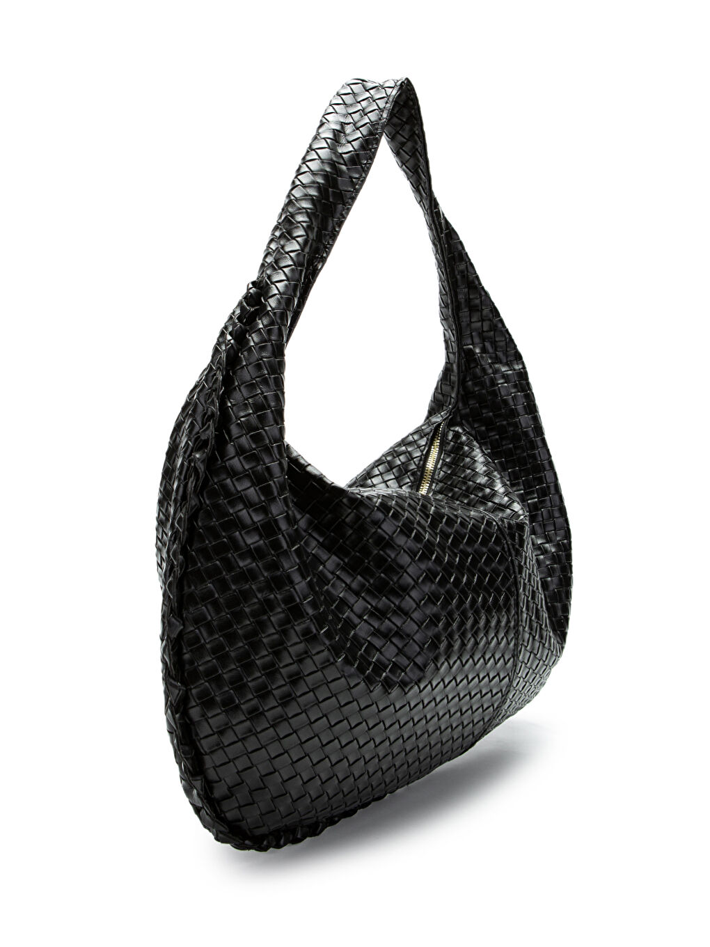 Salaş Örgü Detay Lauren Kadın Kol Çanta Siyah-1