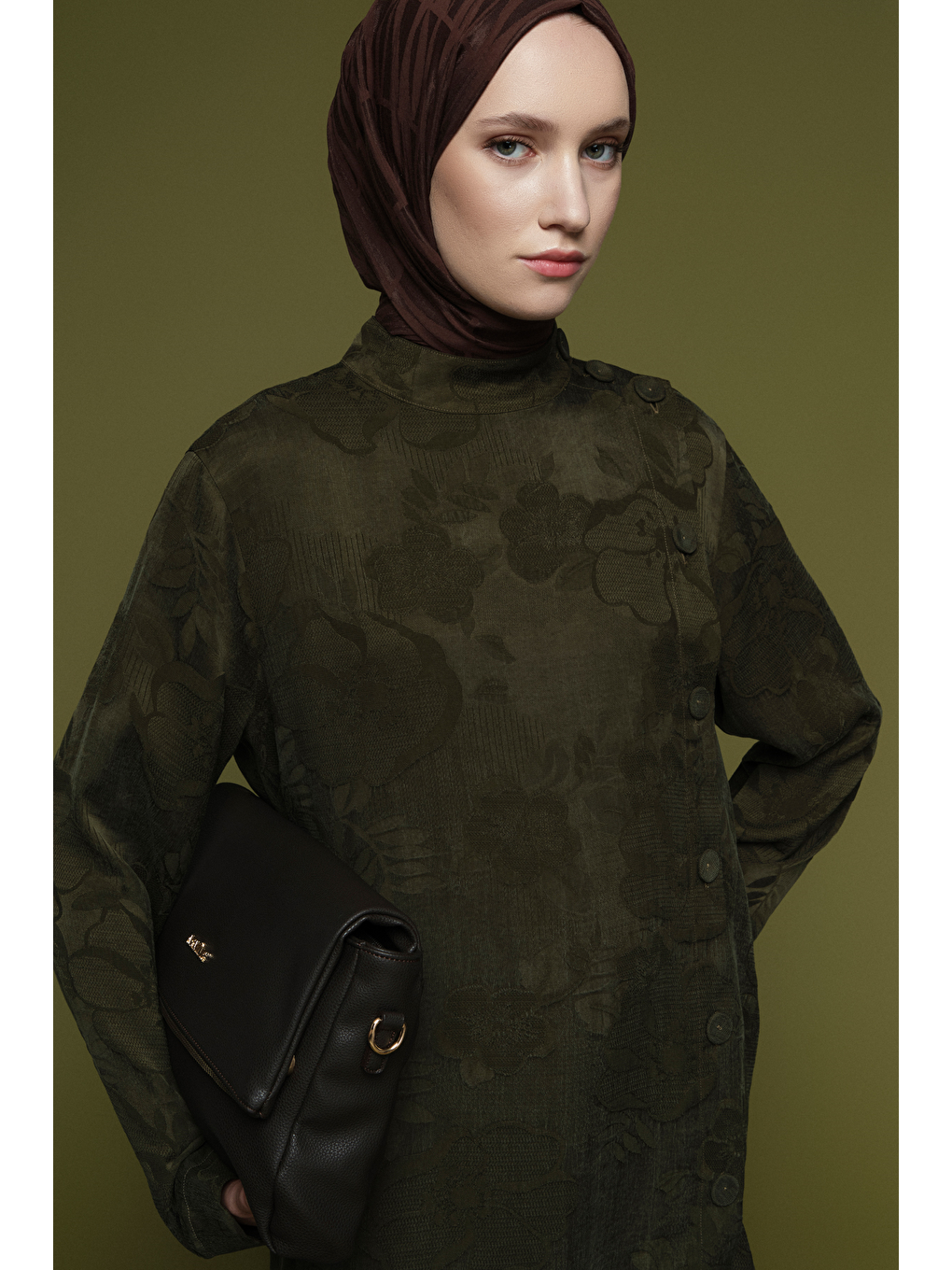 Desenli Kupra Takım Yeşil-3