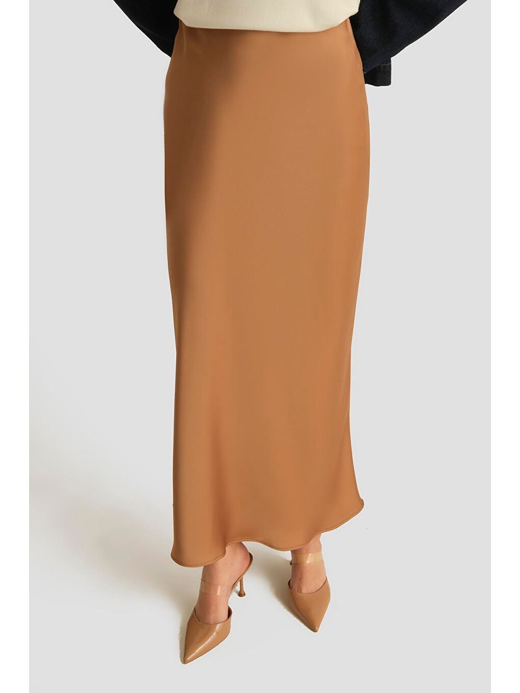 Kahverengi Saten Etek 25Yh1534 Latte-3