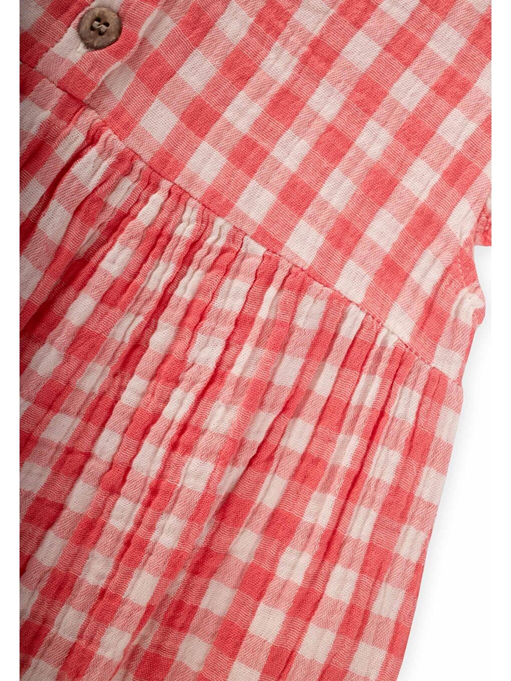 Mercan Kız Çocuk Desenli Elbise-3