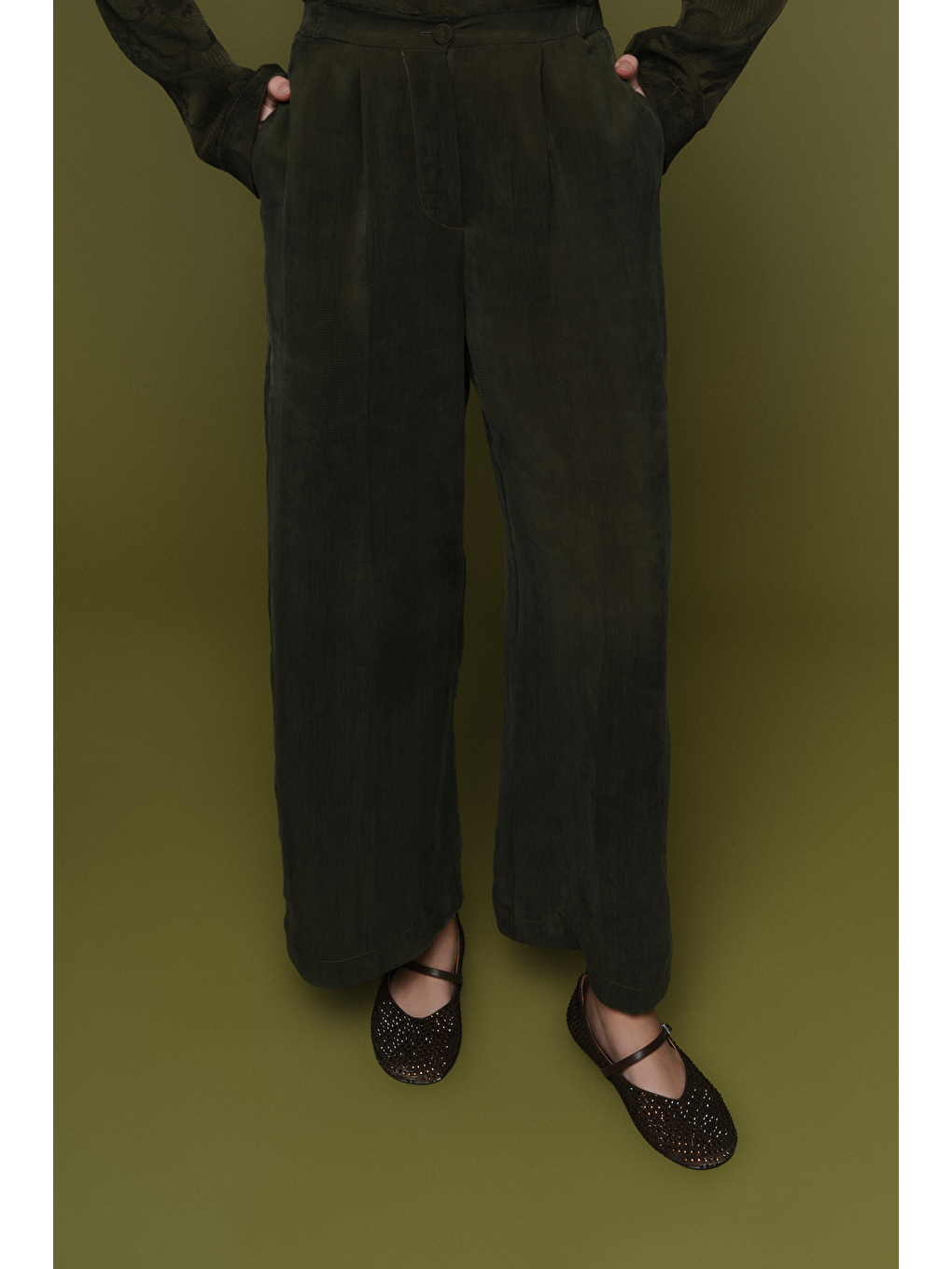 Desenli Kupra Takım Yeşil-6