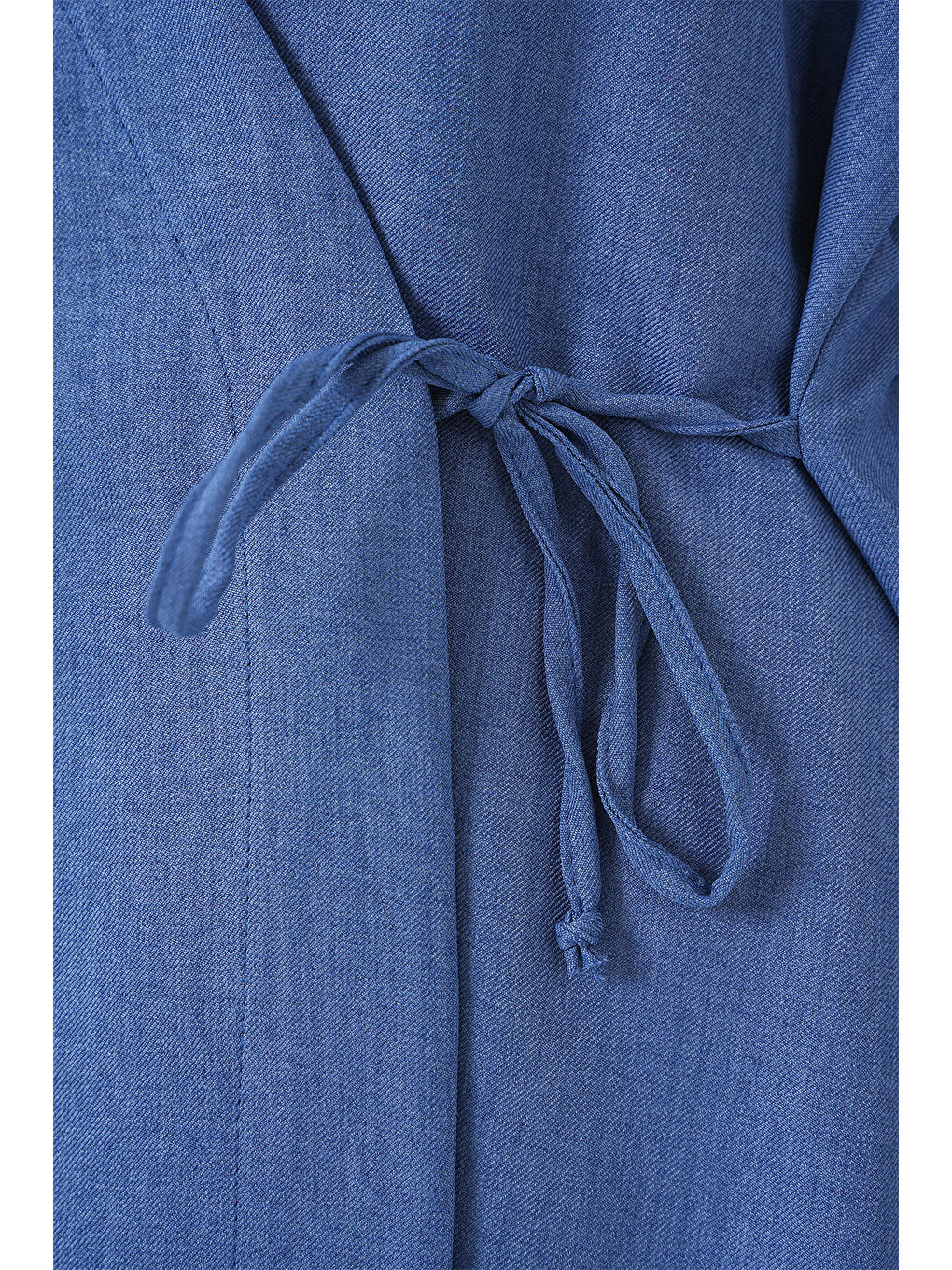 Kadın Kruvaze Yaka Kimono Alt Üst Takım 6743 - İndigo-4