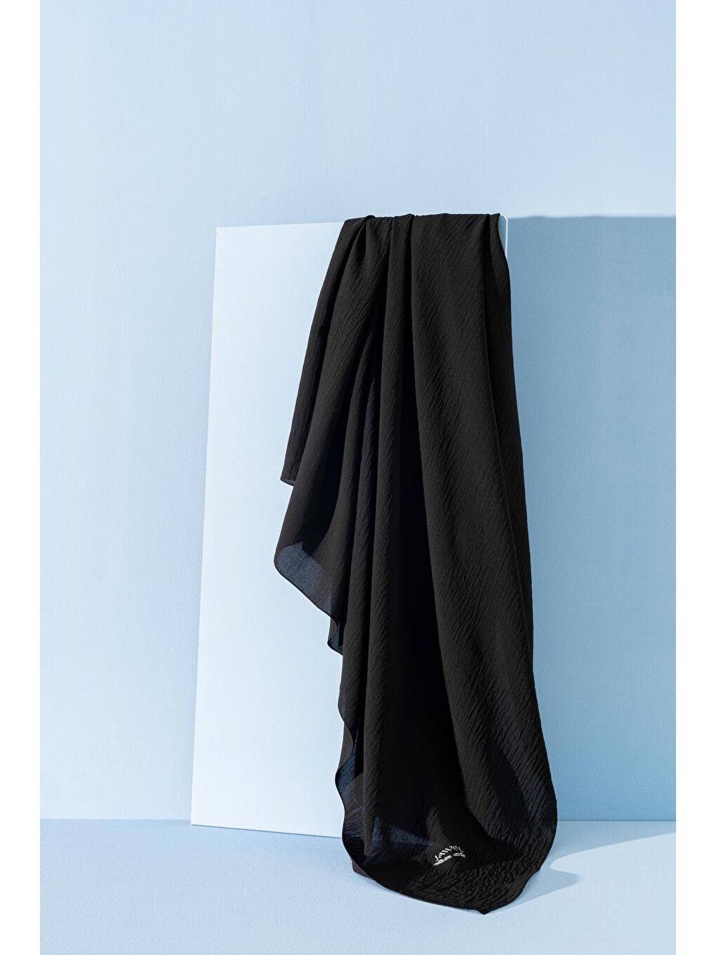 Siyah Kadın Cazz Eşarp 120*120