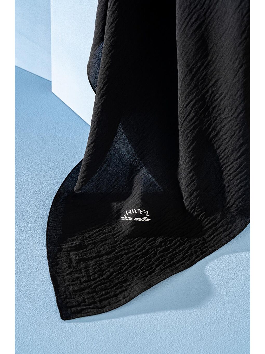 Siyah Kadın Cazz Eşarp 120*120-1