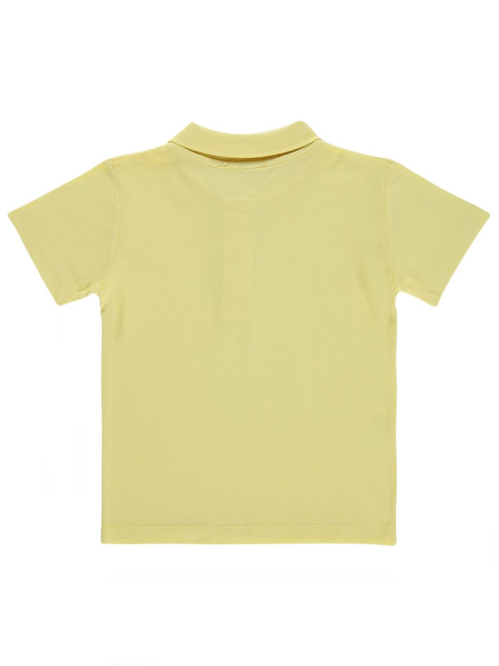 Boys Erkek Çocuk Palmiye Nakışlı Polo Yaka 2-5 Yaş Tişört - Sarı-1