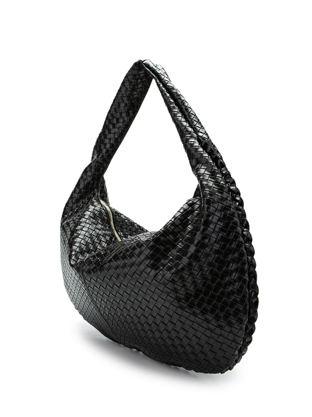 Salaş Örgü Detay Lauren Kadın Kol Çanta Siyah-2
