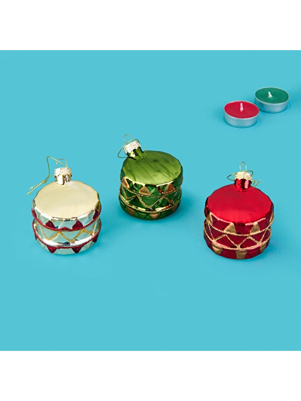 Karışık Davul Süs - Asorti - 6 cm-4