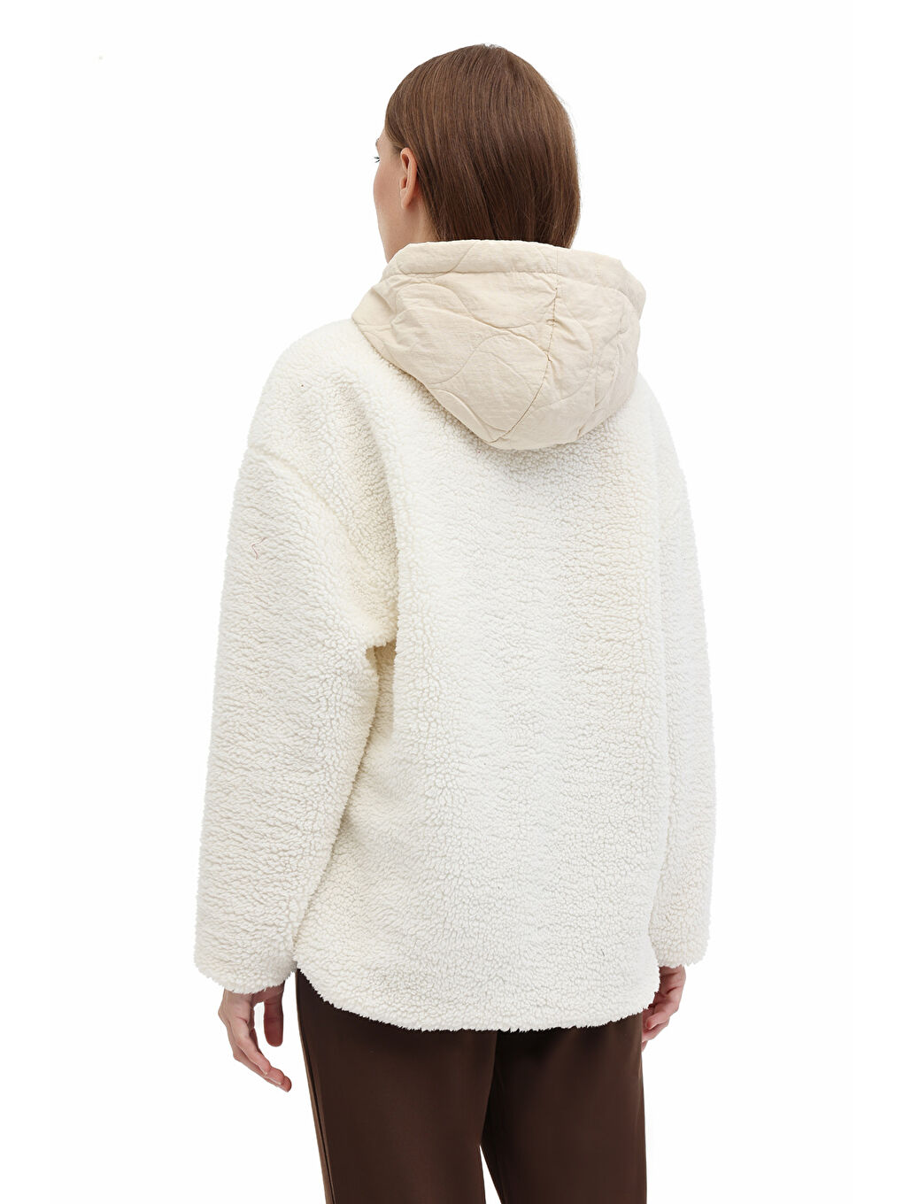 Bej WL 6HANNAH 6CT2008 5PR Ekru Kadın Mont-1