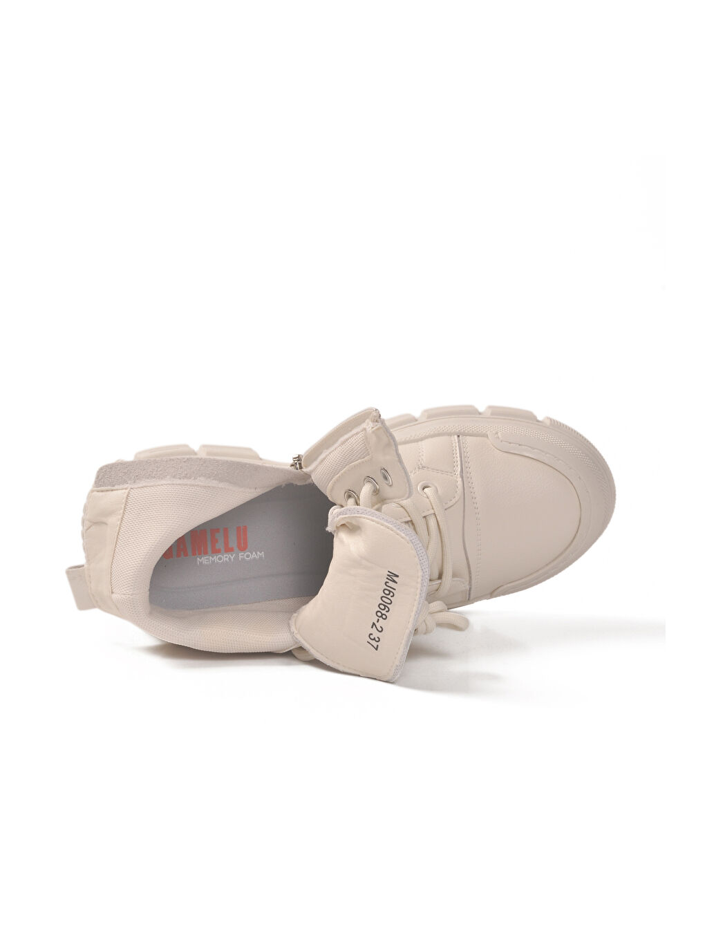 Kahverengi Krem Memory Foam Kaymaz Taban Kadın Bot Neptün Z-3