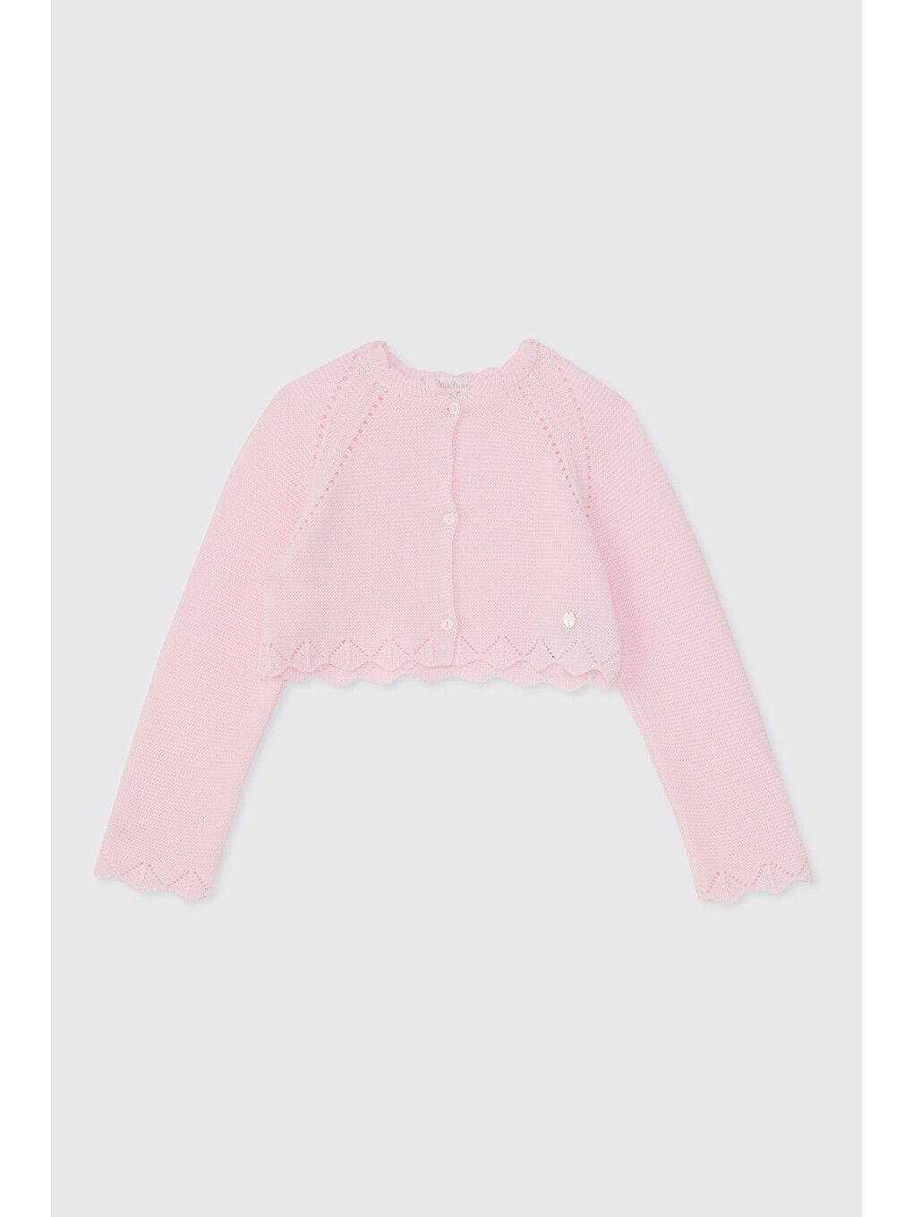 Yenioğan Düğmeli Pembe Hırka