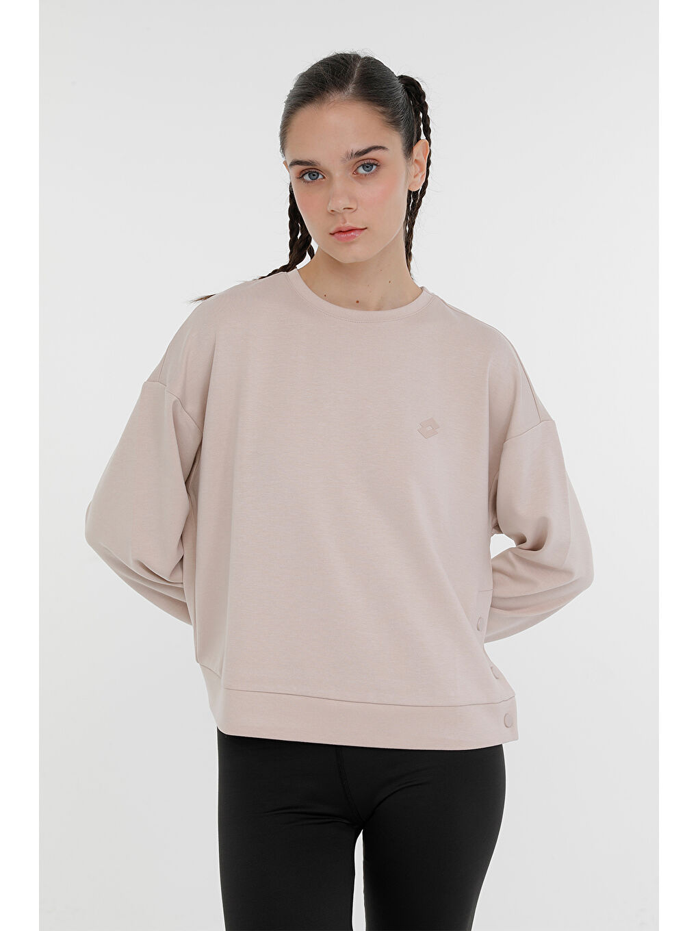 LOTTO Bej W-PASIFICO C NECK SWT 3PR Bej Kadın Sweatshirt