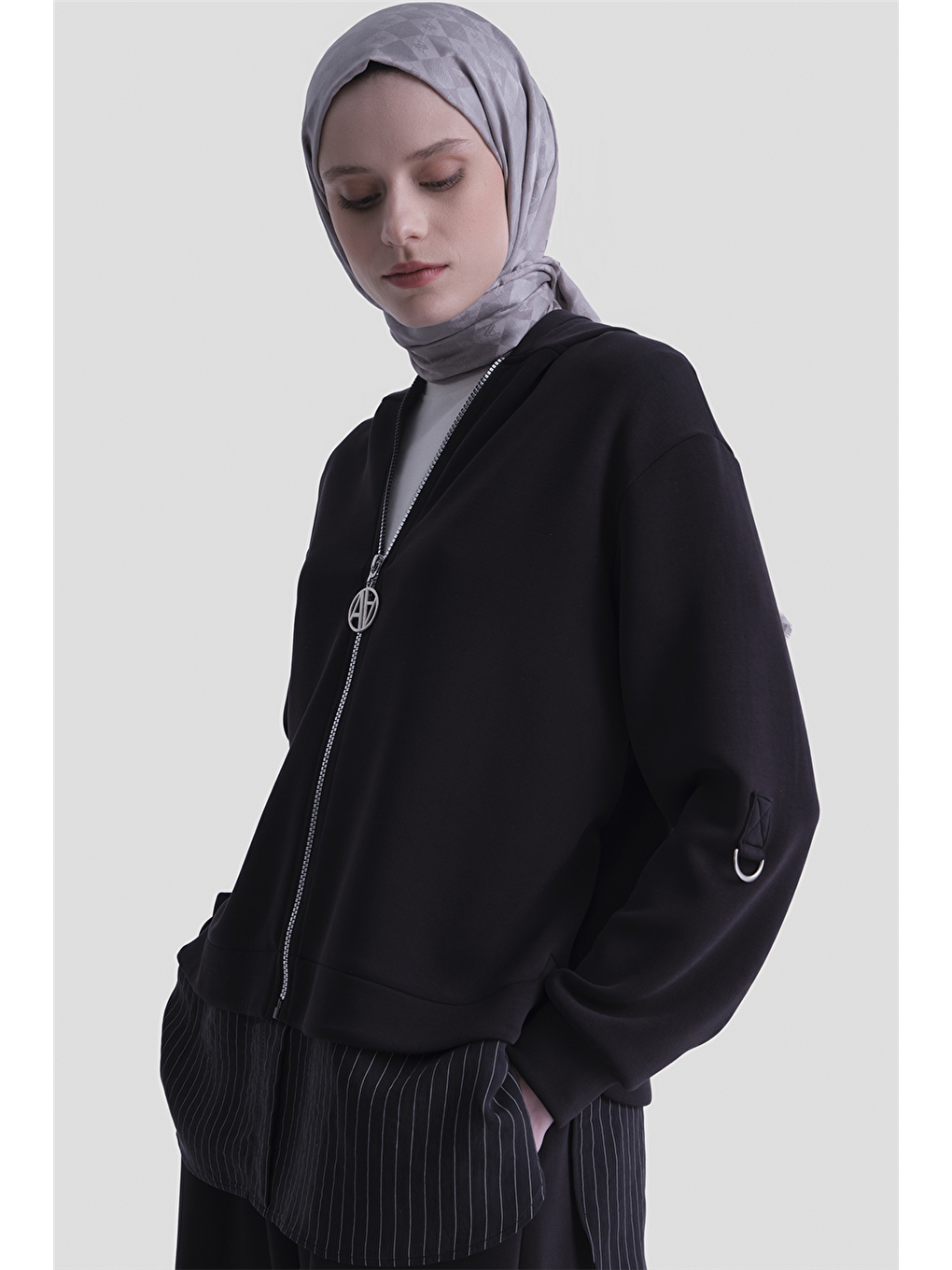 Mixli Örme Takım Siyah